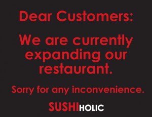 SushiHolic-Renovation